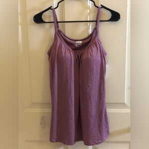 Woman’s NWT Size M Padded Plum Tank Top